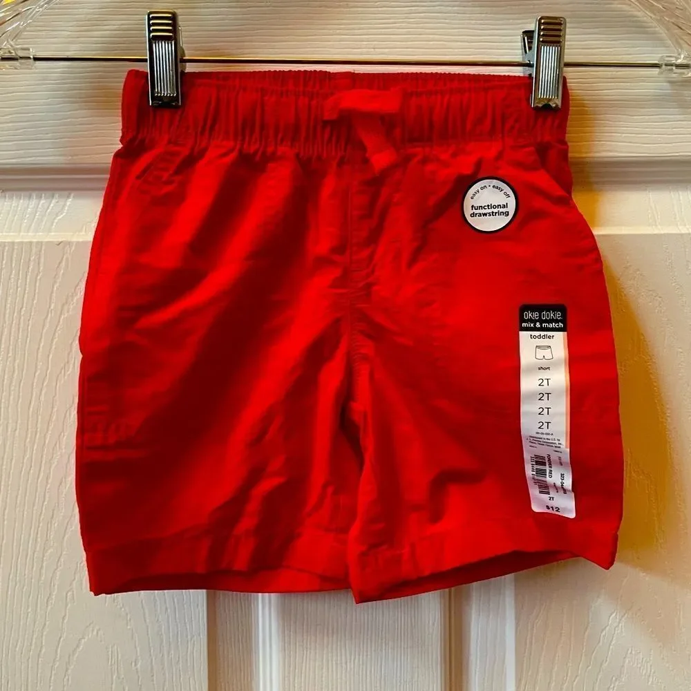 Kids Red Shorts 2T NWT
